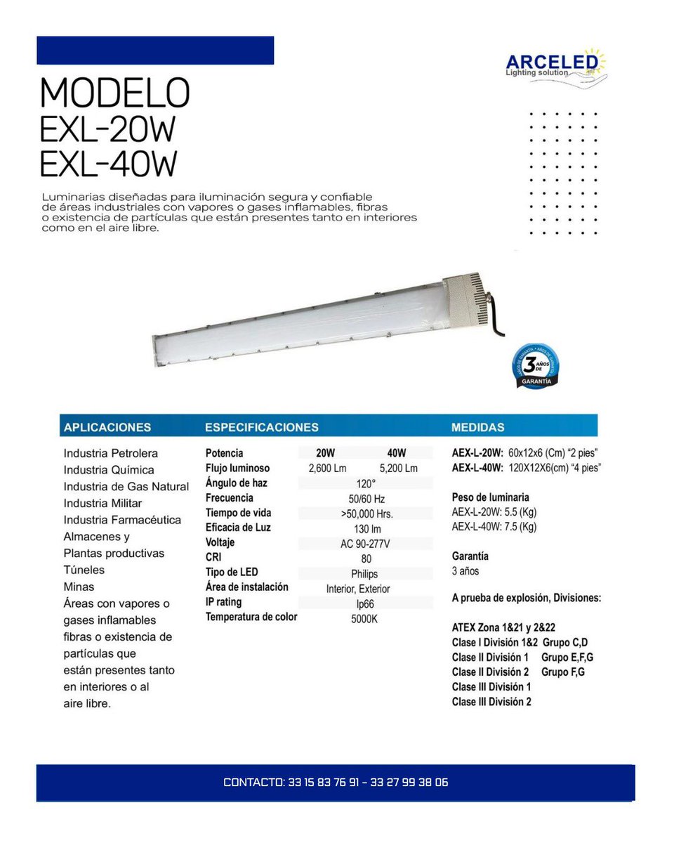 arceiluminled's tweet image. 💡 Modelo: EXL
🔅 Potencia: 20|40 W

Cotiza con nosotros: 
3327993806 / 3315837691

#iluminación #luminaria #led @seguidores @todos @destacar