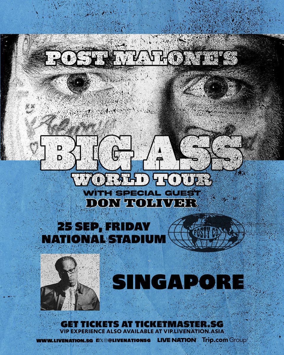 TDI_Ticketing's tweet image. #WTS #LFB
POST MALONE WORLD TOUR IN SINGAPORE
Tickets Available ✅️
PA3  
PB4 

side by side ✅️
foreigners can buy also❤️

DM to buy📨
#POSTMALONE #POSTMALONEINSINGAOIRE #POSTMALONEINSG  #THEBIGASS_SG