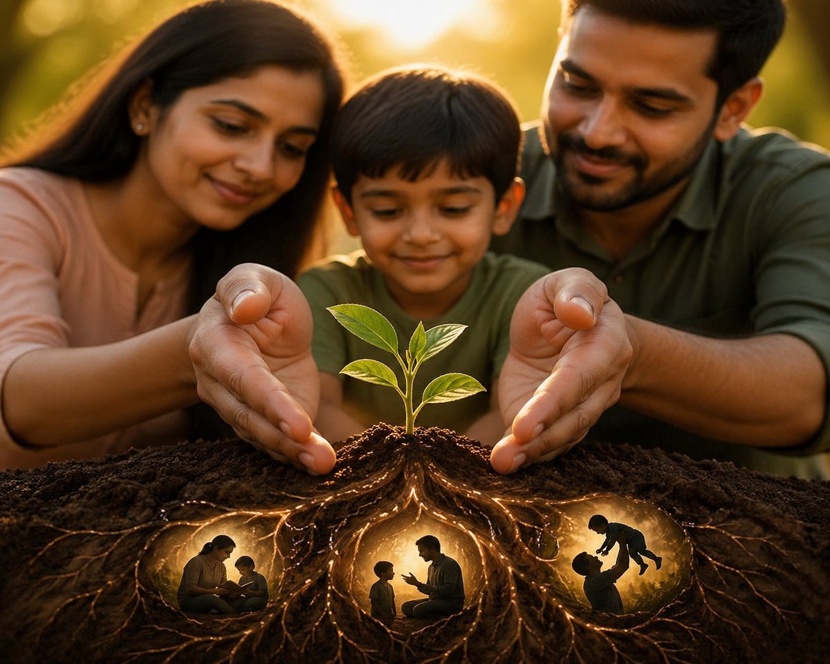 बच्चे बीज की तरह होते हैं—Parvarish उनका वातावरण है और Sanskar उनका पोषण। जितना स्नेह, मार्गदर्शन और समय मिलेगा, उतना ही उनका व्यक्तित्व मजबूत और संतुलित बनेगा। #ParentingTips