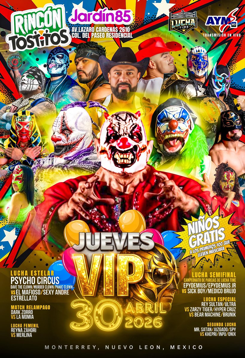DAVE THE CLOWN OFICIAL MX tweet media