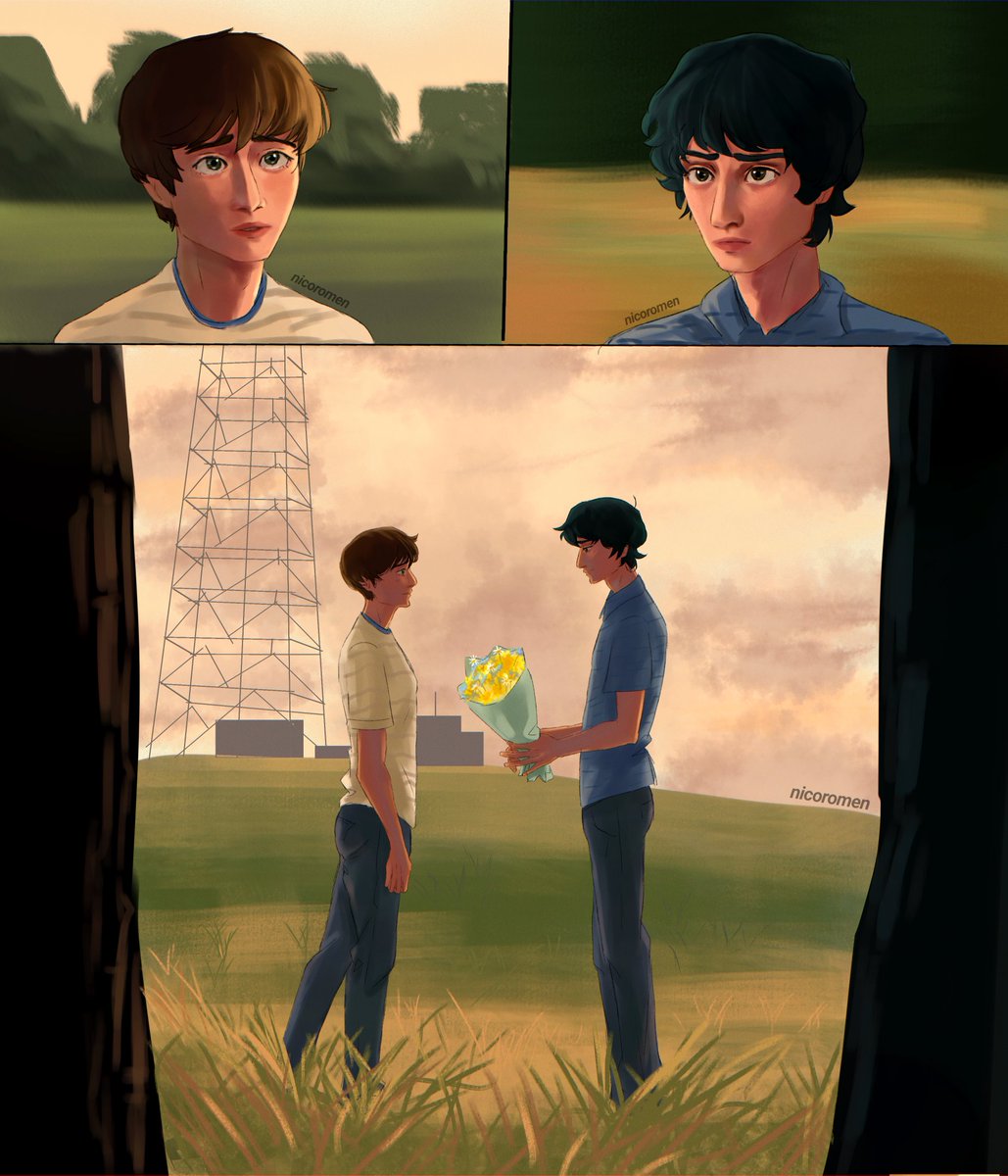 Nicoromen11's tweet image. 💙💛
#byler #StrangerThings #bylerfanart #bylertwt