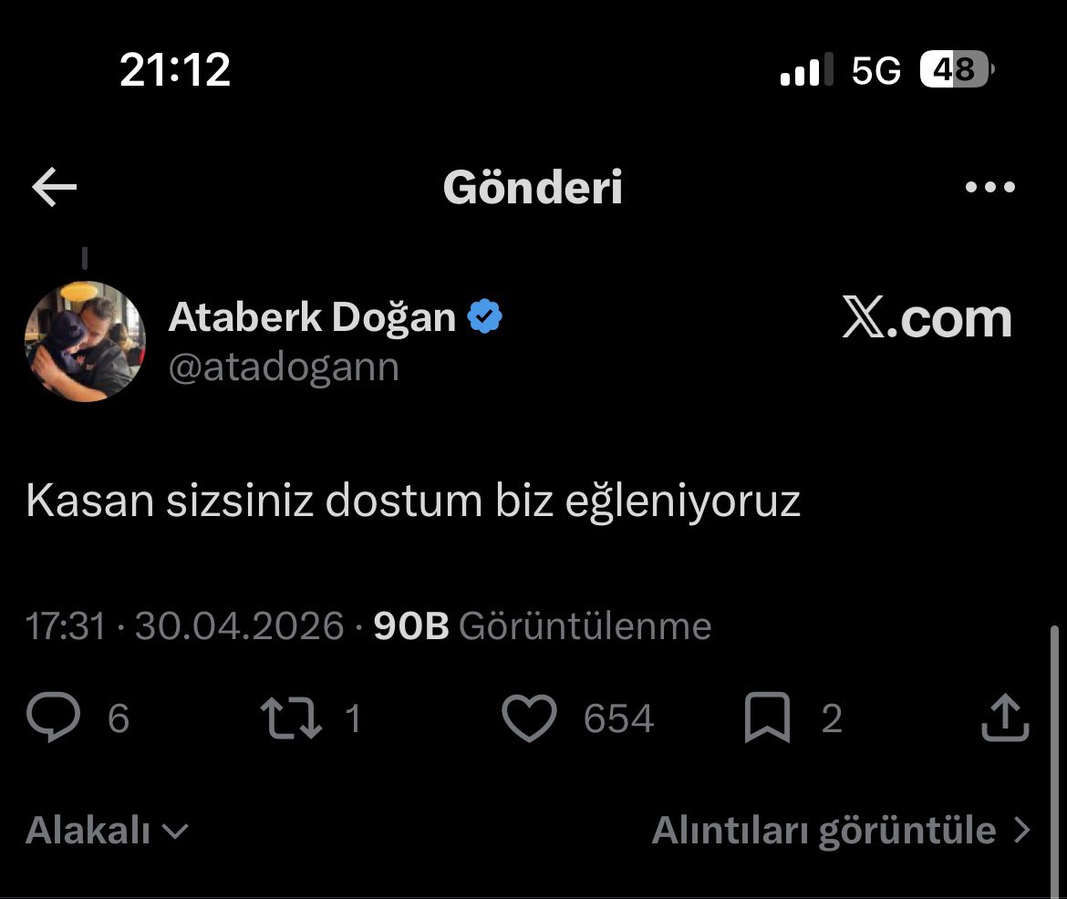 sentralsi's tweet photo. @beyefendi_X1 Eğlenceye gel amk https://t.co/9ga32gi6au