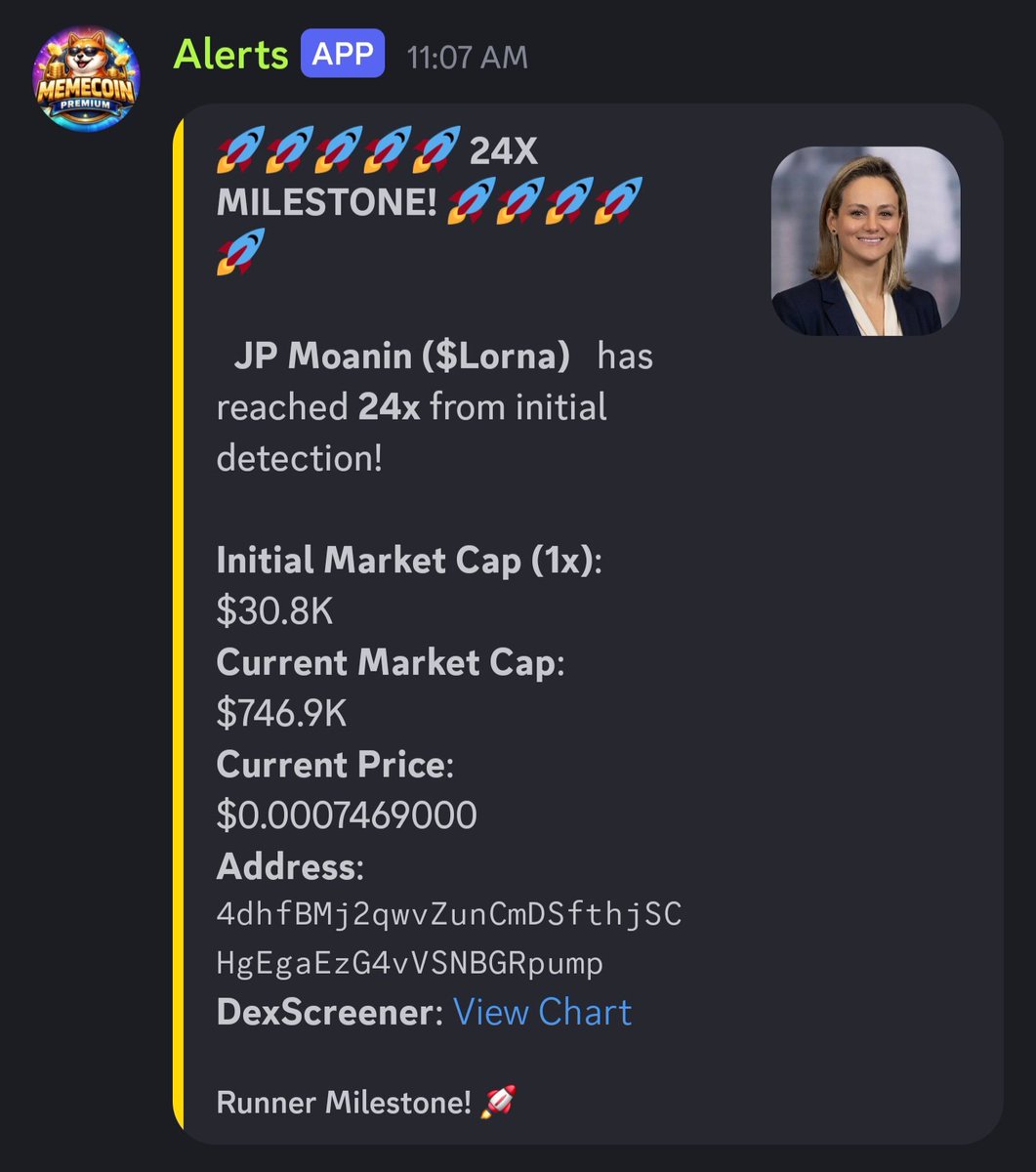 ChickyOnSolana's tweet photo. 🚀 24x Call Today In My Discord Server!

Join To Never Miss Out On Future Runners Like This One!

MemeCoin Bot Has A 70% Win Rate!

#Crypto #Memecoins #Solana #Premium #Trending #Viral

https://t.co/y4uMGJ8xYN https://t.co/HXTr6qOcuM