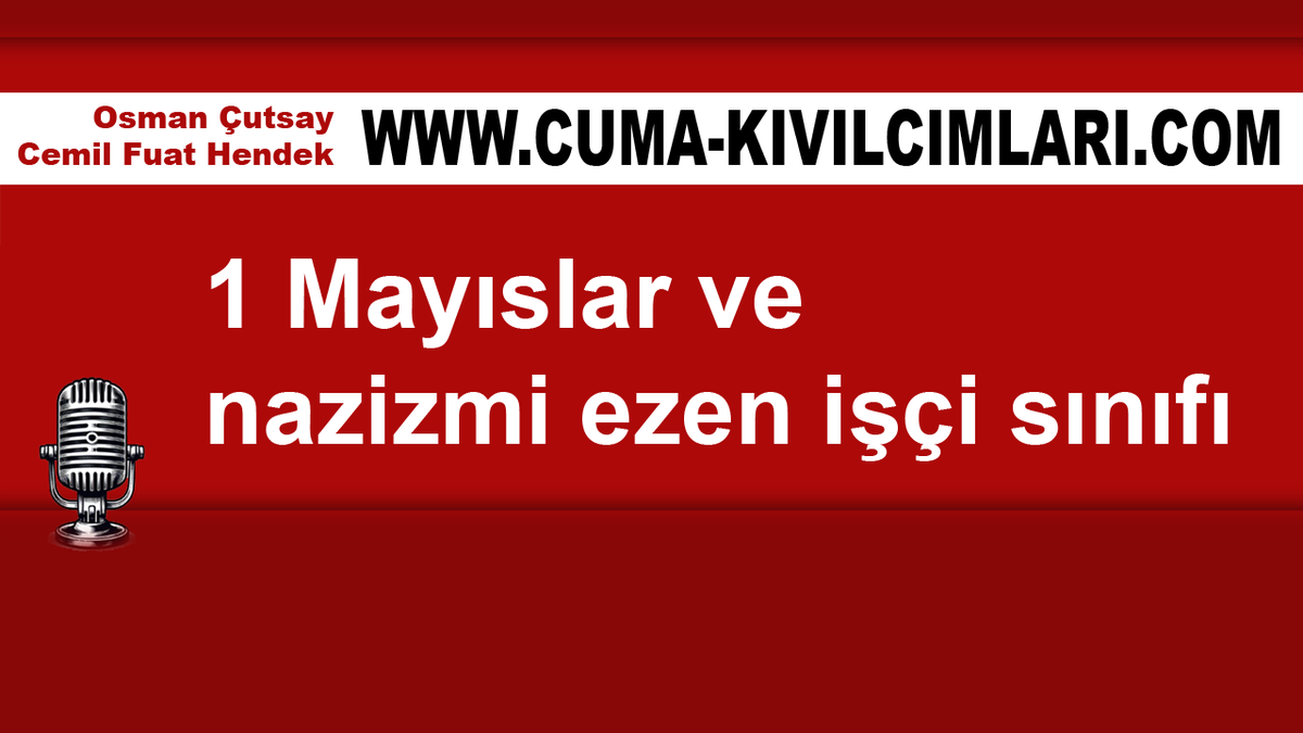 CKivilcimlari's tweet photo. 1 Mayıslar ve nazizmi ezen işçi sınıfı

https://t.co/L1d7ISrYpo https://t.co/iZsYaPUNQp