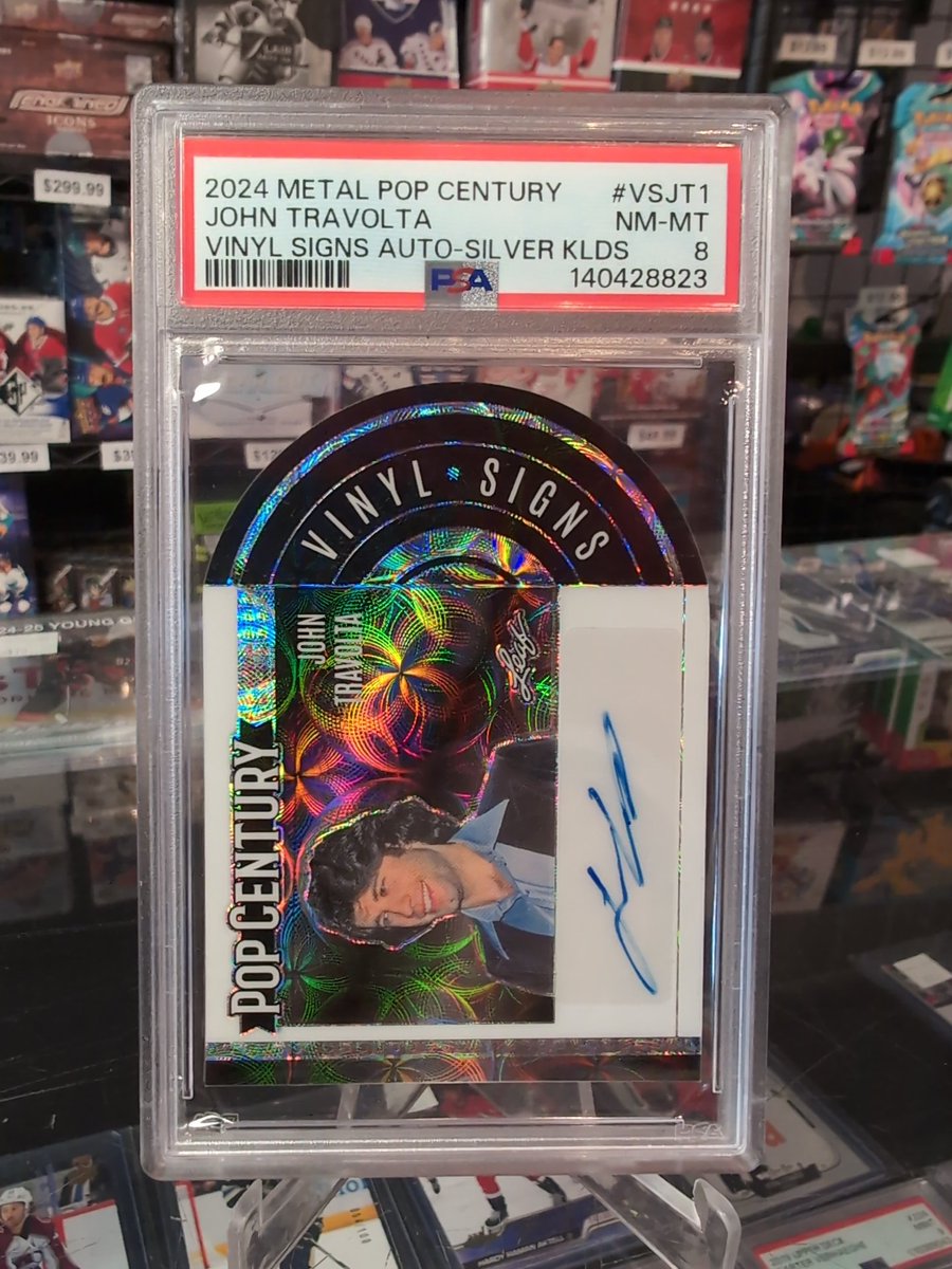 807Cards's tweet image. Check out JOHN #TRAVOLTA 2024 LEAF METAL POP CENTURY VINYL SIGNS AUTOGRAPHS SILVER  #hollywood #tradingcards #psa  ebay.us/m/Ej2qfx #eBay via @eBay