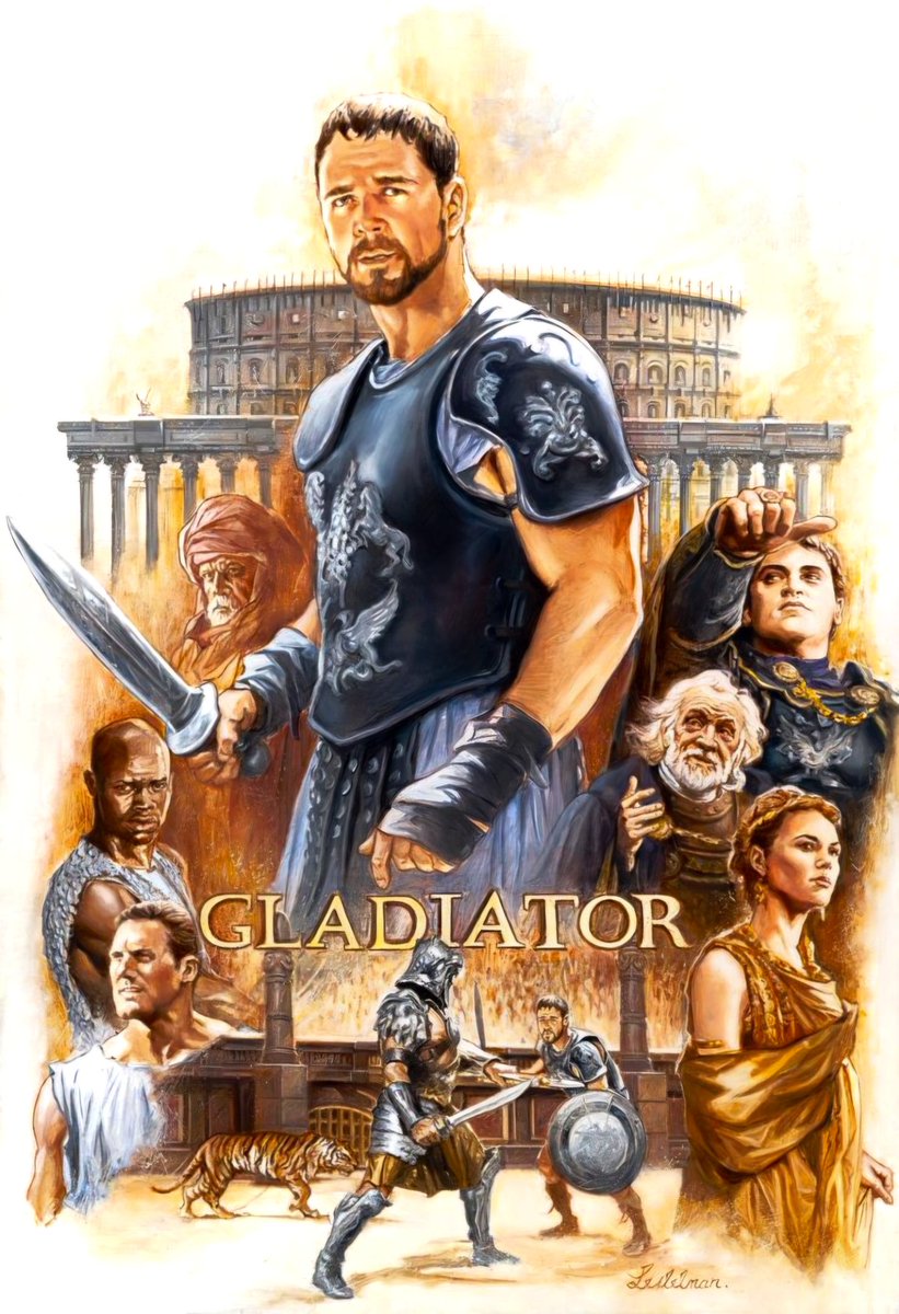 britmedia2000's tweet image. Gladiator 
(2000)

A former Roman general sets out to exact vengeance against the corrupt emperor who murdered his family and sent him into slavery

REF: PHX/GLADIATOR/POSTERART/005
#Gladiator2000 #PosterArt