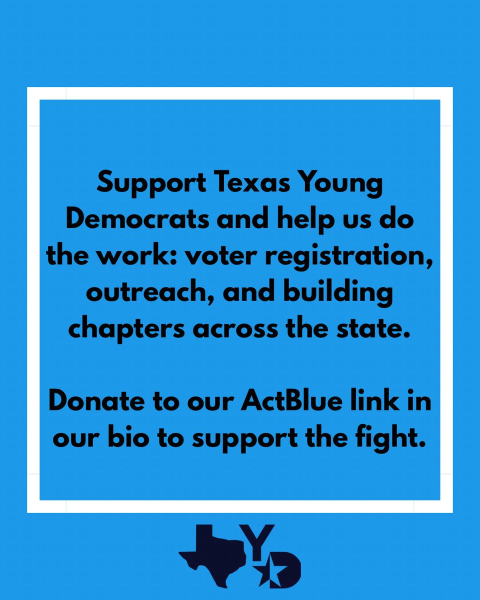 Texas Young Democrats tweet media