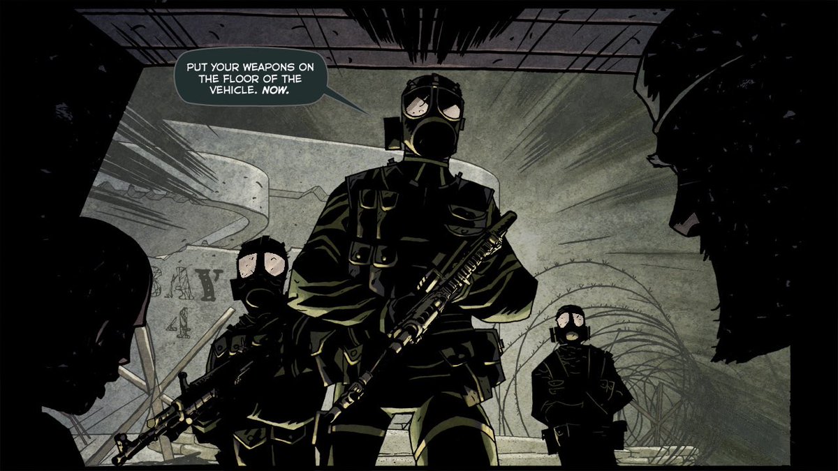 I just like playing as the gas mask soldier dudes from the comics they're cool