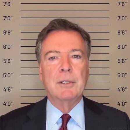 musiccritic4U's tweet image. Former FBI Director #JamesComey surrendered and was arrested on April 29 in #Virginia following a federal indictment in #NorthCarolina/He is charged w/two felony counts of threatening to kill or cause harm to #PresidentTrump if convicted Comey could face up to 20yr in Prison #tv