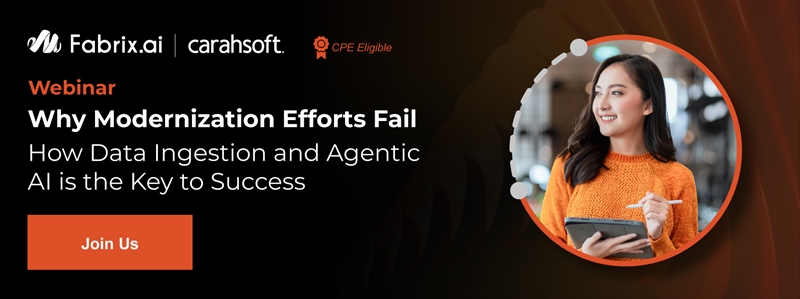 TheFabrixAI's tweet image. Most #ITModernization efforts don’t fail because of strategy they fail at #datalayer. Fragmented &amp;amp; siloed #data make it nearly impossible to achieve real #transformation &amp;amp; limit #AI's impact in production environments.  Join us along with @Carahsoft here:
carahevents.carahsoft.com/Event/Register…