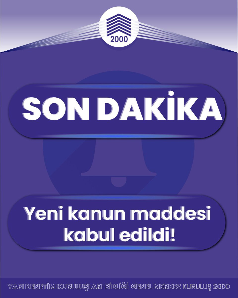 Yapı Denetim Kuruluşları Birliği tweet media
