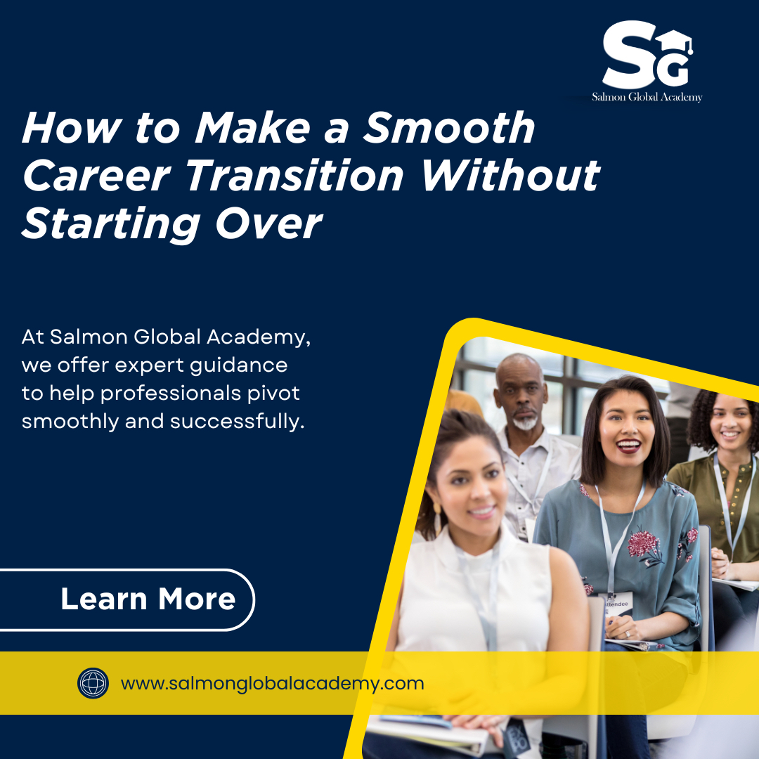 SalmonGlobal's tweet image. Ready to take the next step? Join **Salmon Global Academy** for expert-led courses and mentorship programs designed to help professionals navigate career transitions with confidence.
#ProfessionalGrowth #NewOpportunities