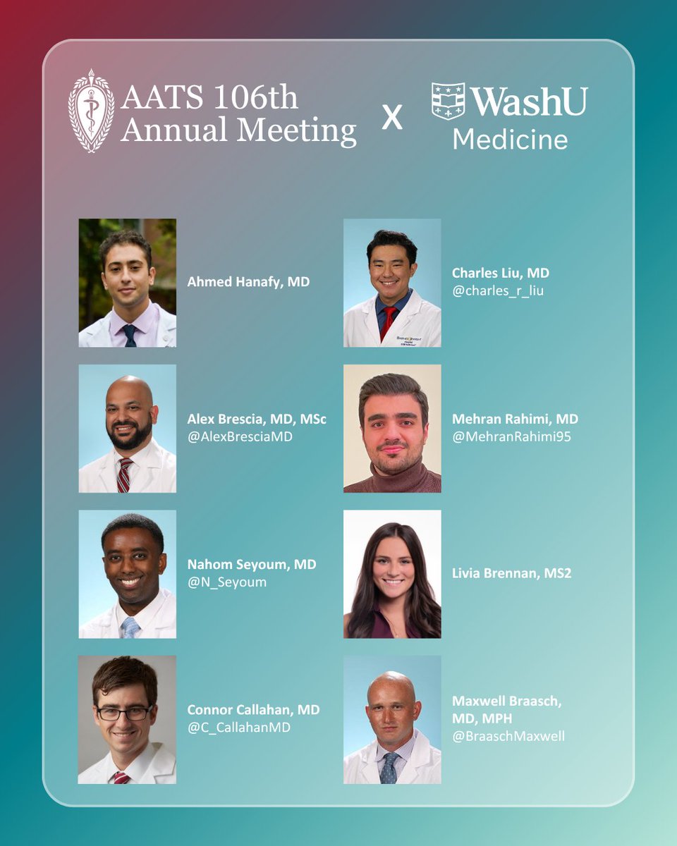 WashU Medicine Division of Cardiothoracic Surgery tweet media