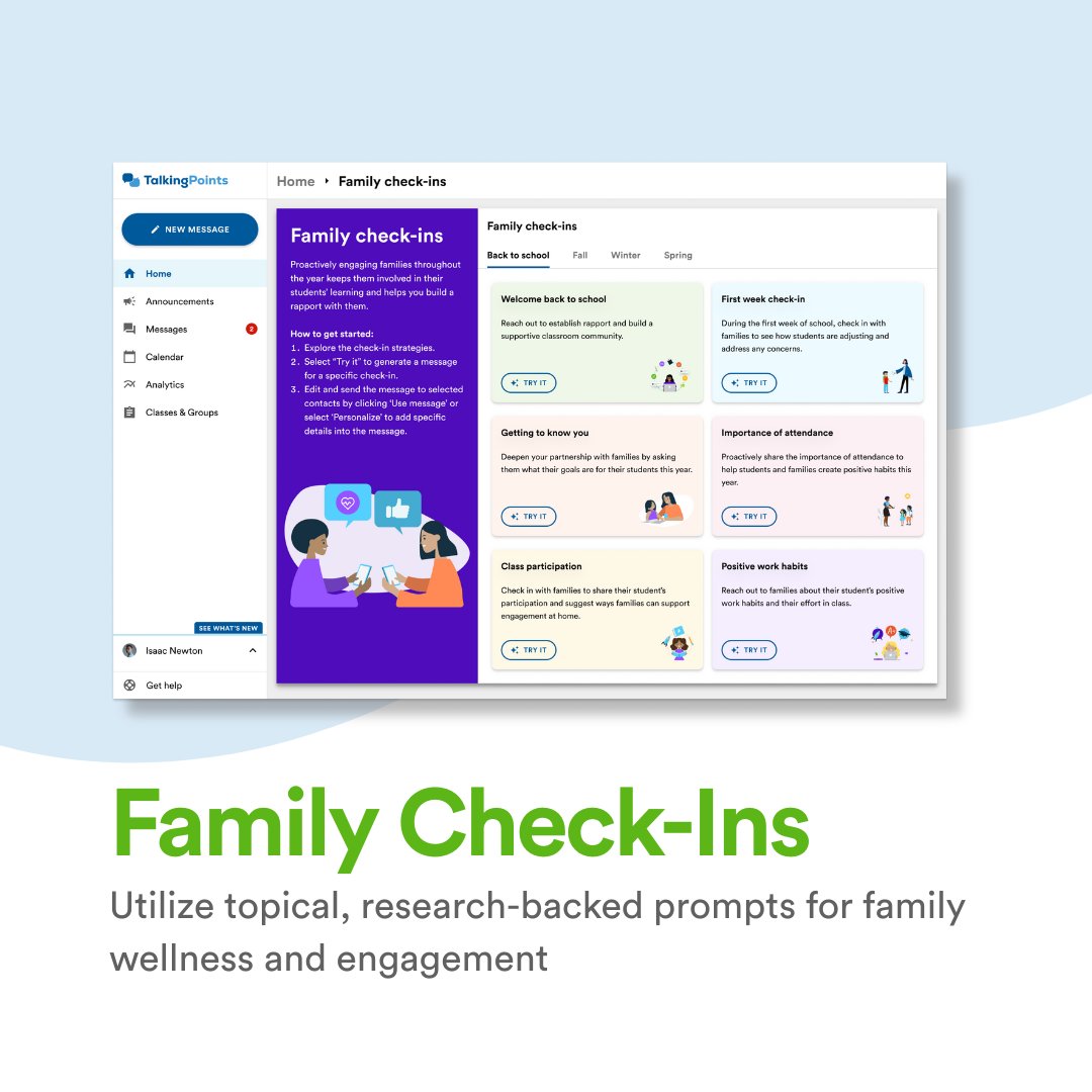 TalkingPointsEd's tweet image. Sometimes the most powerful question is:
“How are things going at home?”

Small check-ins add up to big trust.

🔗 Learn more at the link in the comments. #FamilyEngagement #K12 #SchoolCulture