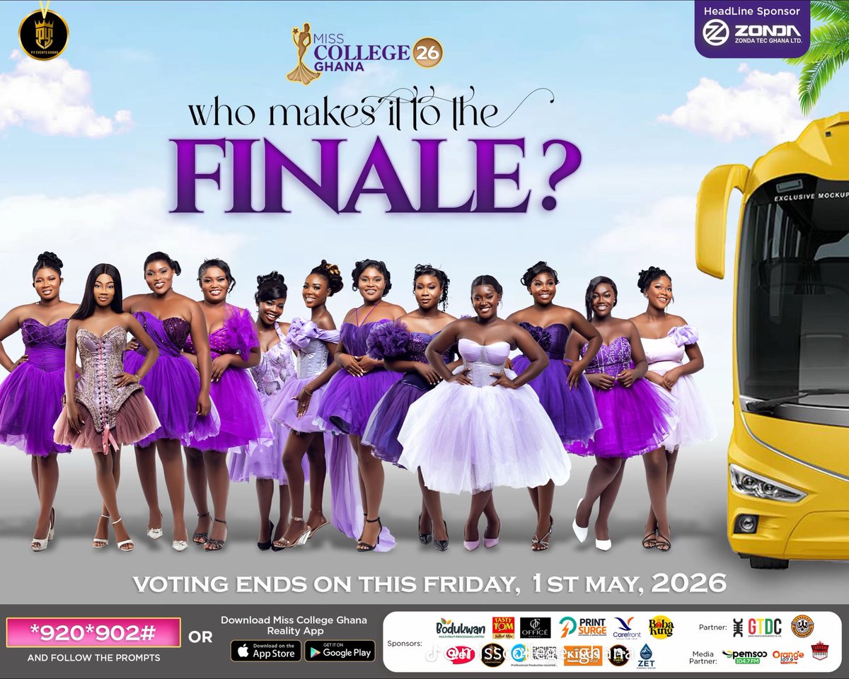 MissCollege_Gh's tweet photo. Let’s meet tomorrow at 5pm to see WHO MAKES IT TO THE FINALE https://t.co/XK7iFY5rWJ