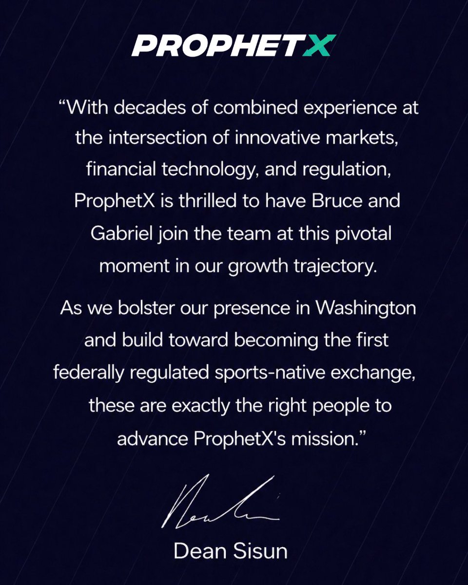ProphetX News tweet media