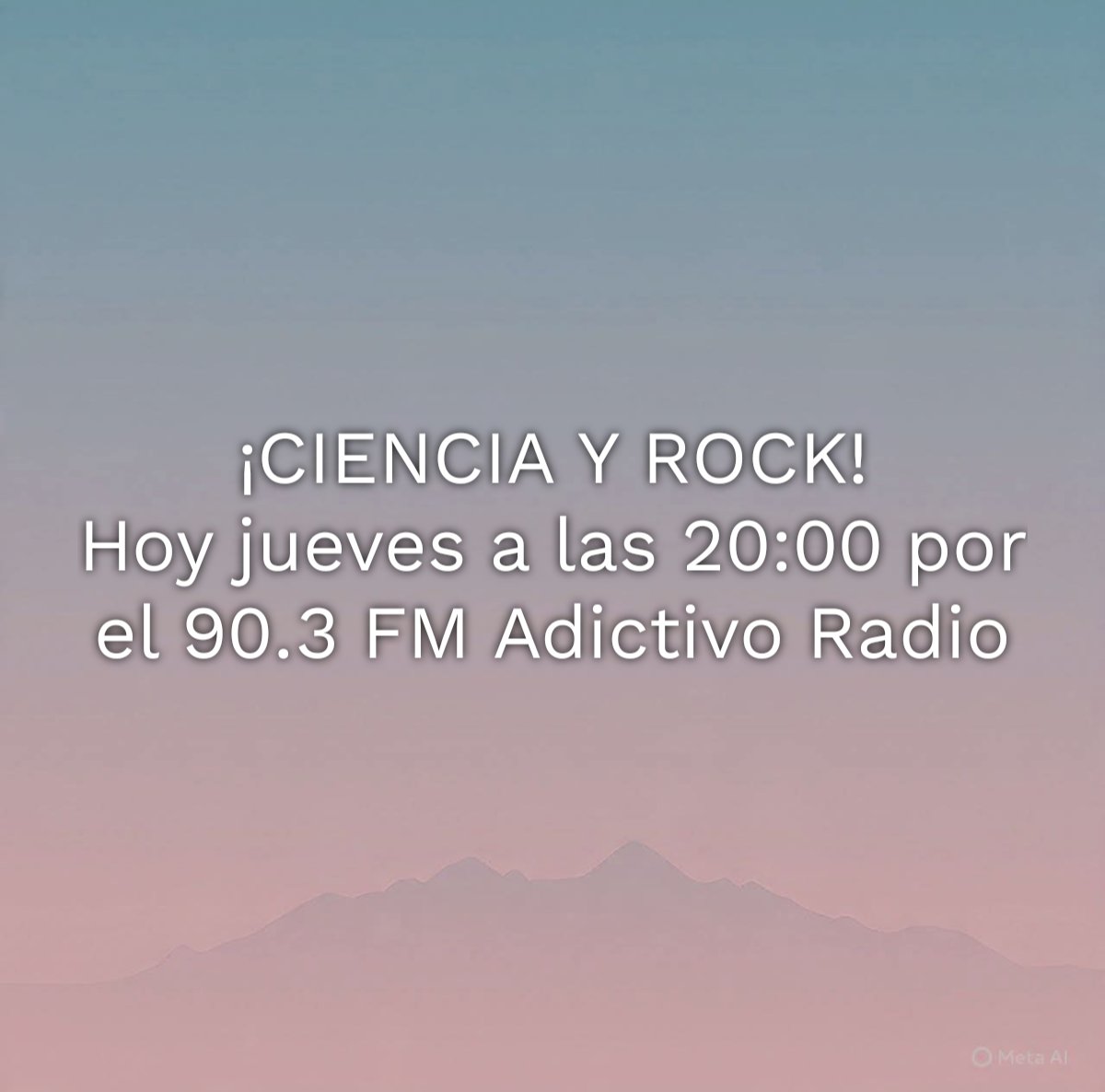 CienciayRock's tweet image. ¡CIENCIA Y ROCK!

Hoy jueves a las 20:00 por el 90.3 FM Adictivo Radio

Abro 🧵 con opciones para escuchar en streaming...

#CienciayRock #Ciencia #Tecnología #Música #Rock #RockClásico #90punto3FM #AdictivoRadio