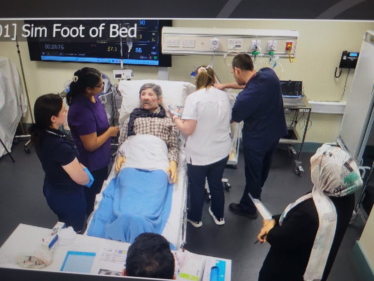 ShazCassidy's tweet image. Our monthly IPE NIV Sim. Assessment,  management, BiPAP Initiation, ceilings of care, #Esclation #ISBAR #INEWS
Well done to all involved 👏and to all the co facilitators and co debriefers 🩺🩻🫁