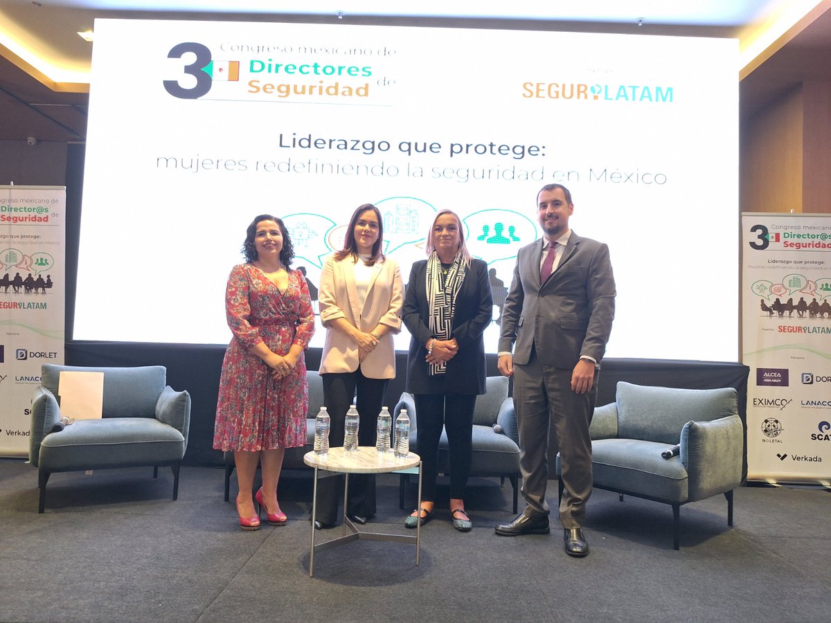 AMESP_oficial's tweet photo. Participa AMESP a través de la Directora General Lic. @vtorreslanda en el III Congreso Mexicano de Directores de Seguridad, organizado por @Segurilatam
Nota: https://t.co/AzedjUW6QC
#JuntosComoSector https://t.co/zYjWbAGaIR