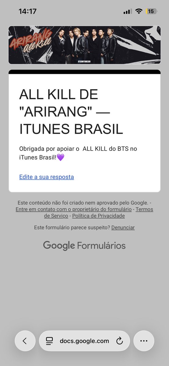 And 🪭 VAI VER O BTS tweet media