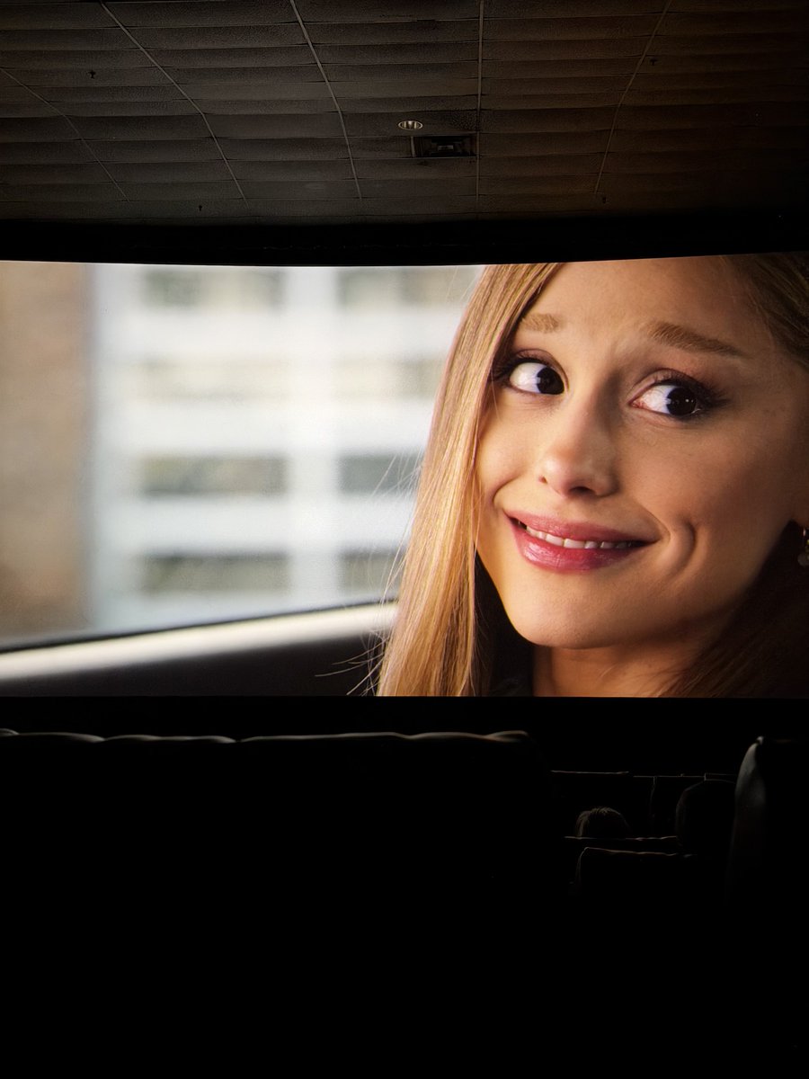 sundaywithcam's tweet image. focker-in-law trailer playing before the devil wears prada 2. ariana was made for the silver screen🤩