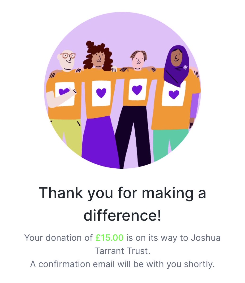 Andy8arrett's tweet photo. It’s been a busy day but finally got around to donating to @JTTcup in support of @JoshuaTarrantMF An honour as always to be part of it and support such a worthy cause. https://t.co/UttQ2ORDFM
