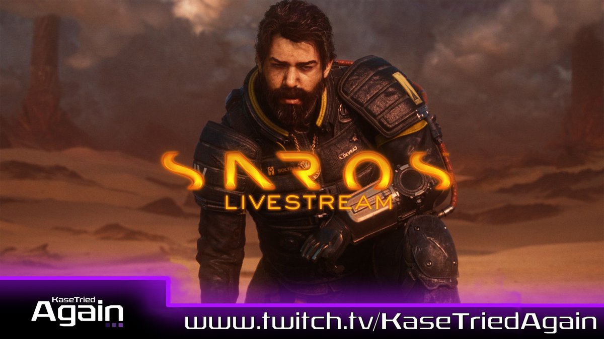 KaseTriedAgain's tweet image. I am LIVE now! Checking out Saros on release day.
twitch.tv/KaseTriedAgain
Come on by and show some love for Rahul Kholi🧡 All shares and support are appreciated😁

#supportsmallstreamers #RahulKholi #Saros #Twitch