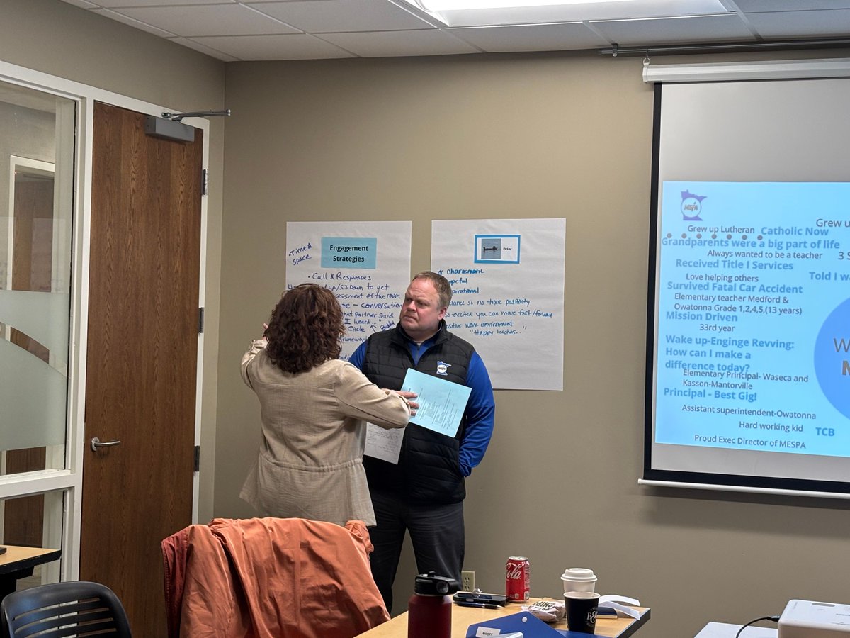 MESPAprincipals's tweet image. MESPA Fellows Retreat was all about collaboration &amp;amp; big ideas! 🙌 Fellows came together to plan a year of impactful PD—and our first cohort proudly welcomed the second. Excited for what’s ahead! ✨ #MESPA #Leadership #EdLeaders