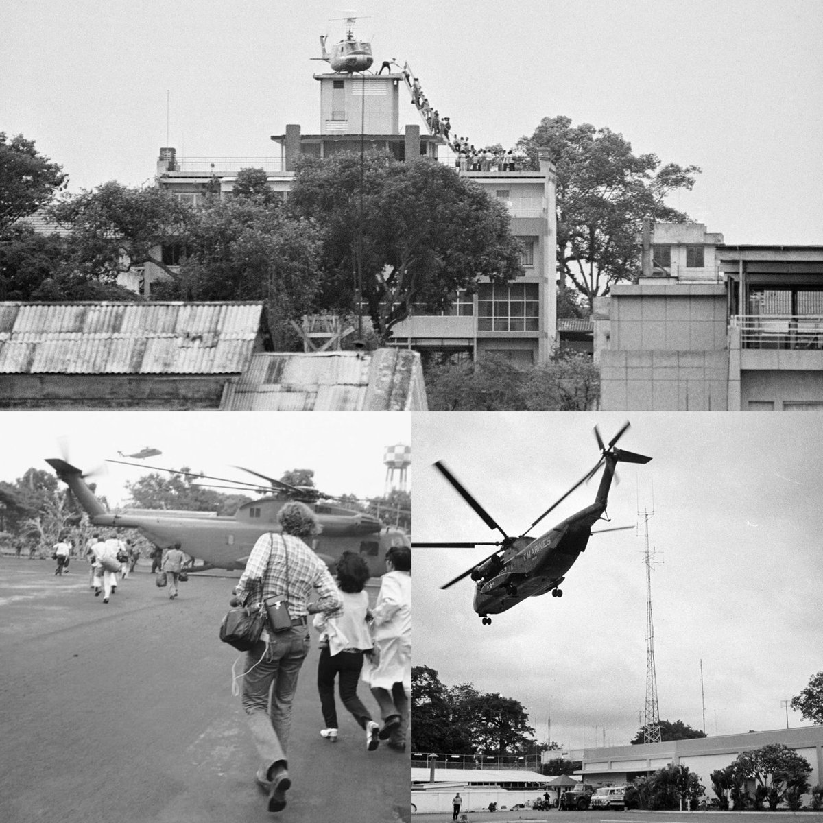 davcal1922's tweet photo. Today, we remember the Fall of Saigon 51 years ago. The US involvement in the Vietnam War ended as thousands were evacuated. We honor the service and sacrifice of our troops, and to all our Vietnam Veterans, we say “Welcome Home”

(Photo credit: AP) https://t.co/4YQqOkzNto