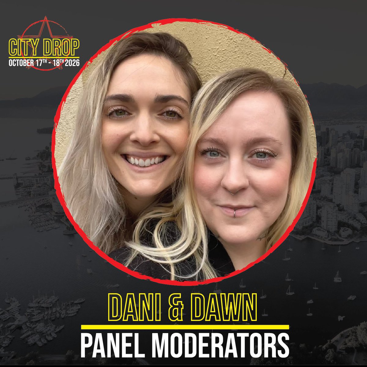 CityDropCon's tweet image. We are so excited to announce that @calm_committee &amp;amp; @DawnMillerMusic will be joining us as panel moderators!!

The team, with Emilie, will be taking charge of panels &amp;amp; asking your burning questions! 🔥

Get tickets now: tinyurl.com/39xupkb6

#motherlandfortsalem #switches