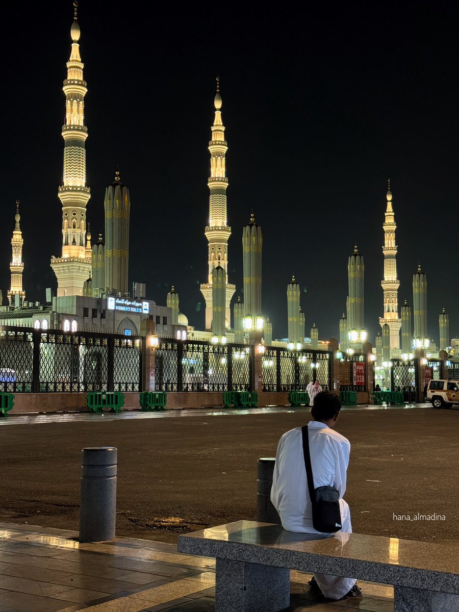 ist_reem's tweet photo. " وكل مسلمٍ له من نفسه سائقٌ إلى المدينة لمحبته في النبي ﷺ" https://t.co/5HcTBO5Hny