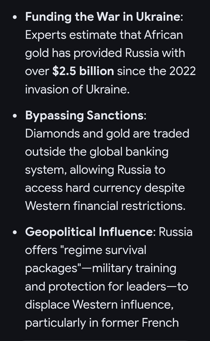 fcassia's tweet image. Unlike Russia which is using #WagnerGroup #terrorist group that commits #humanrights #abuses in order to #steal their #gold, #diamonds and #NaturalResources of several #Africa countries  under the false narrative of anti-#imperialism. 🤡🤡🤡