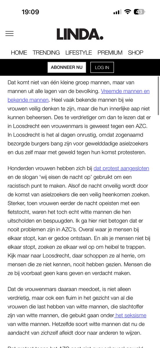 vivscontent's tweet image. Van alle columns van de afgelopen dagen is dit wel de meest een schandalige, meest ideologisch gedreven @LINDAnieuws column vol drogredenen, selectieve framing en regelrechte onwaarheden. Bouazza draait het om: de vrouwen in Loosdrecht zouden het feminisme “kapen” voor racisme,