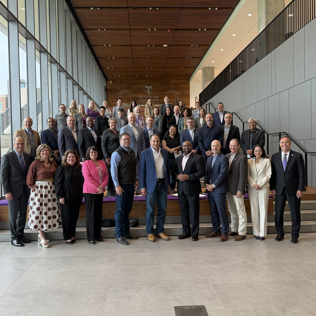 MikeMicallef's tweet photo. This morning I had the honor of chairing the Fort Worth Chamber’s 1st Quarter Board of Directors Meeting at Tarleton State University Fort Worth.  Excited to see the impact this campus will continue to have on Fort Worth and our region.
.
#FortWorthChamber #FortWorth #Tarleton https://t.co/SZTZqshSi9