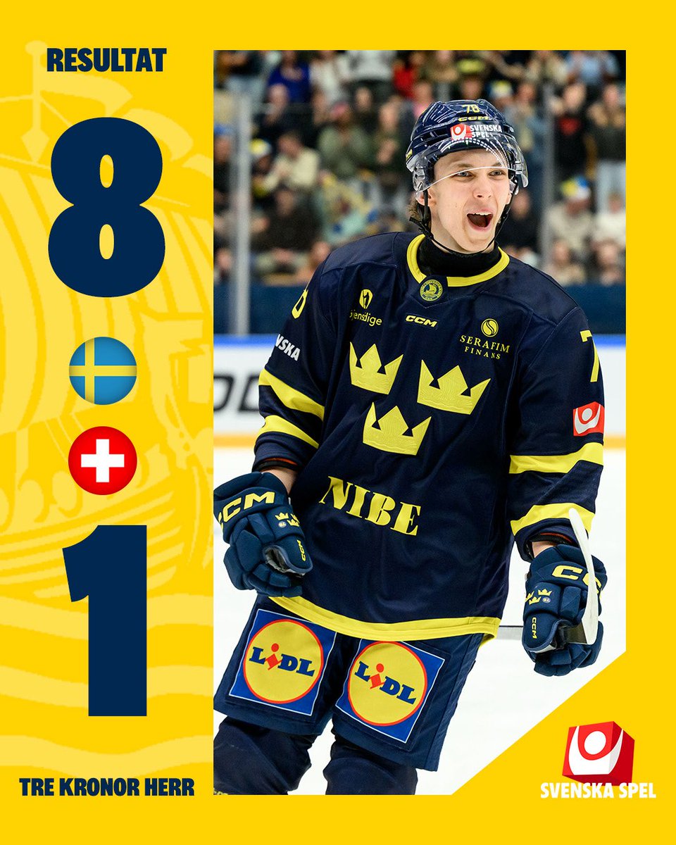 Valborgsfest i Jönköping!🔥 Vi kör över Schweiz och stänger igen kvällen med 8-1. Hela 7 av 8 mål gjorda av debutanter! 

🚨Liam Öhgren, Sascha Boumedienne, Jack Berglund, Viggo Björck, Anton Frondell, Axel Andersson &amp; Ivar Stenberg