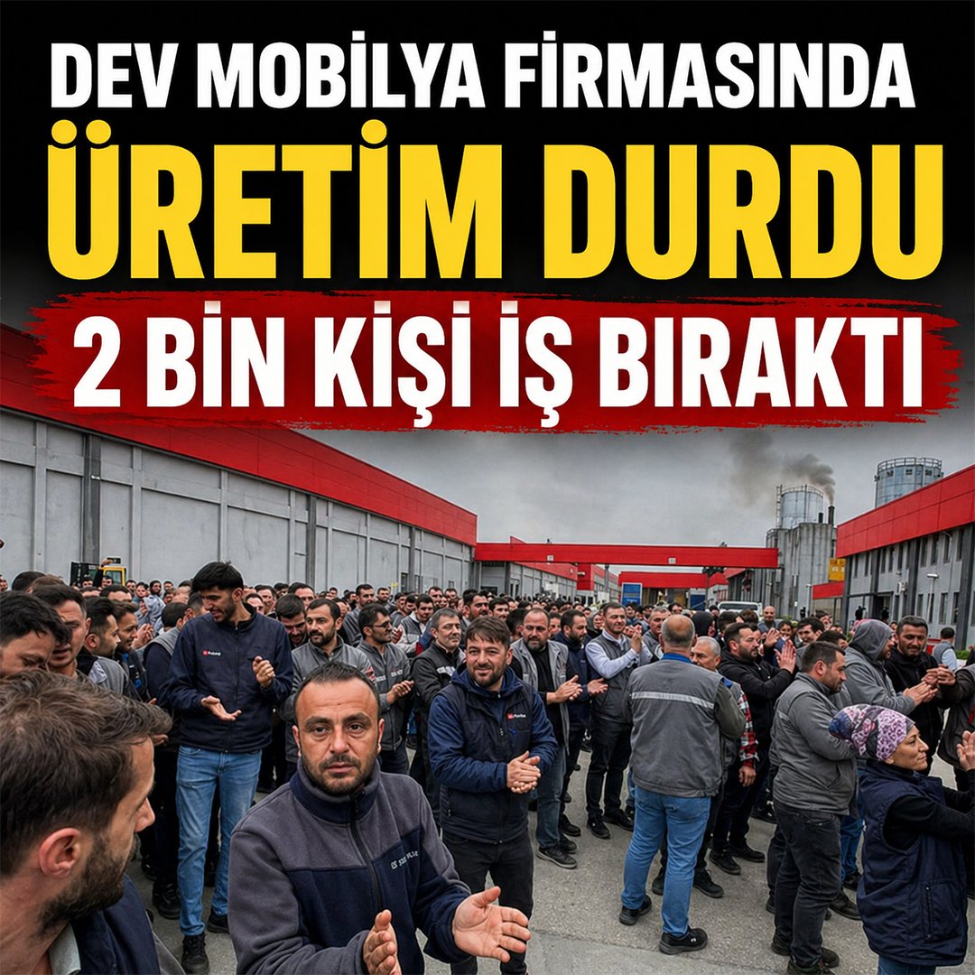 yldrminegol's tweet image. Dev mobilya firmasında üretim durdu
Haberi oku--&amp;gt; yildirimgazetesi.com/kelebek-mobily…
#kelebekmobilya #grev