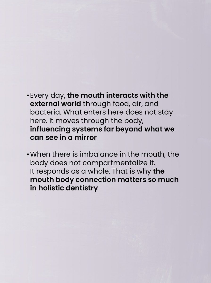 BeataCarlson's tweet image. Maintaining balance in the oral environment supports overall wellness over time

💬 Tag someone who should know this 

#oralhealth #holistichealth #dentalcare