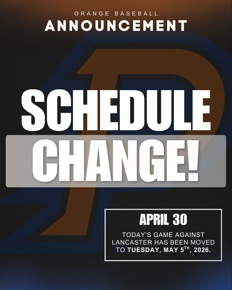 Orange Baseball tweet media