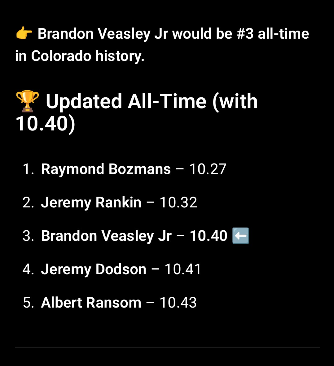 Brandon Veasley Jr (PeeWee) tweet media