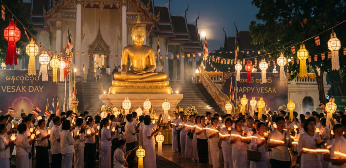 Happy Vesak Day. Thank you to the Teacher of Devas and humankind for giving us the Dhamma. May the Wheel of Dhamma continue to turn forever.