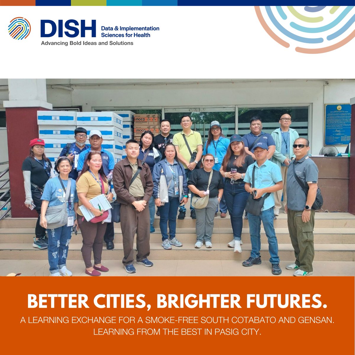 dishPH's tweet photo. A Team Effort for Clean Air! 🌬️

Local teams from GenSan, Koronadal, &amp; T’Boli recently joined Pasig City LGU &amp; MMDA for a deep dive into effective tobacco control. From safe school zones to smart enforcement, we’re bringing the best practices home.
#SmokeFreeSouthCotabato https://t.co/UlEKsZUY6D