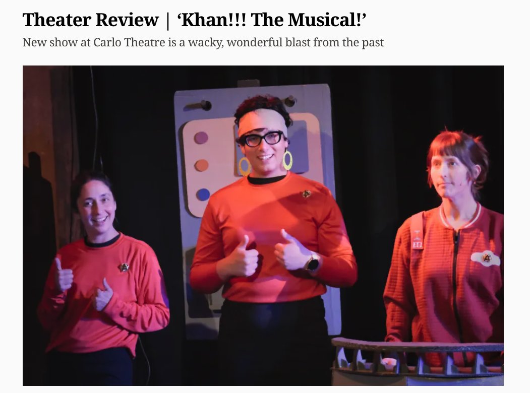 KHAN!!! The Musical! A Parody Trek-tacular tweet media