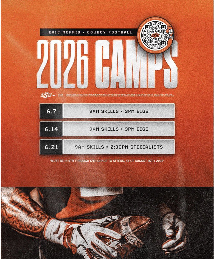 DevinJo43733786's tweet photo. Thank you so much @OwensDajon_ for the invite to camp I can’t wait to be down in Stillwater to compete!! @Coach_Sal https://t.co/rf571qkmFm