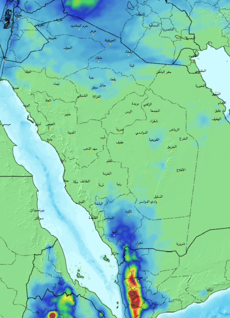 ⛈طقس الحجاز⛈ tweet media