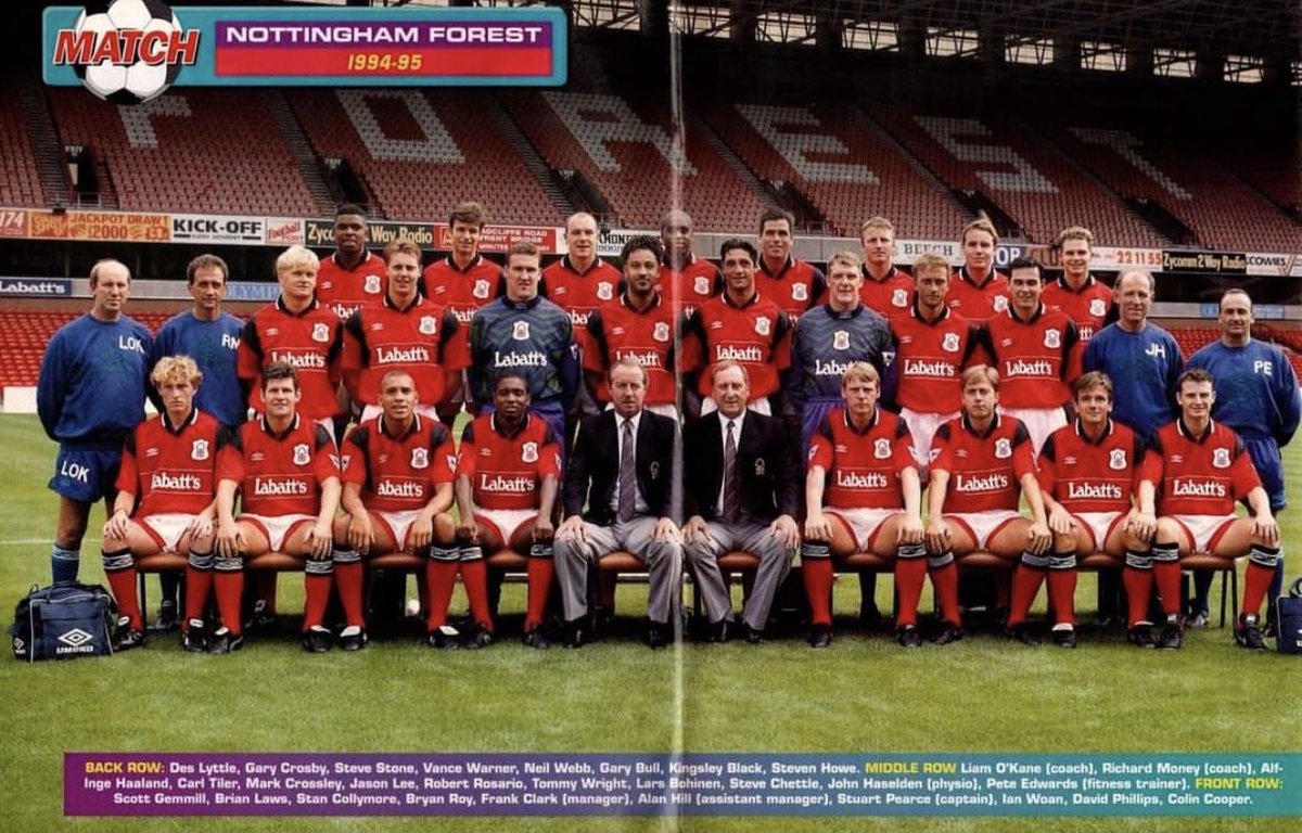 90sFootballUK1's tweet image. Ahead of the Forest v Villa Europa League game tonight we look back at the squads from 1994/95. #AVFC #Villa #NFFC #Forest