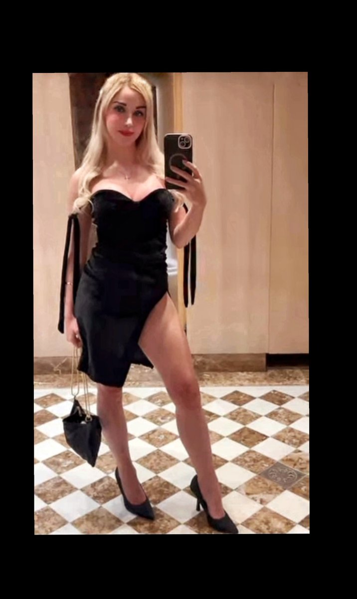 EmperadorSS's tweet photo. My beautiful Marina Seren❤️ tonight you look stunning in your black dress and high heels. You are the princess of the night, shrouded in mystery and moonlight, my silent and captivating princess.🌝🌹❤️‍🔥✨️ https://t.co/CKTkZGdHlL