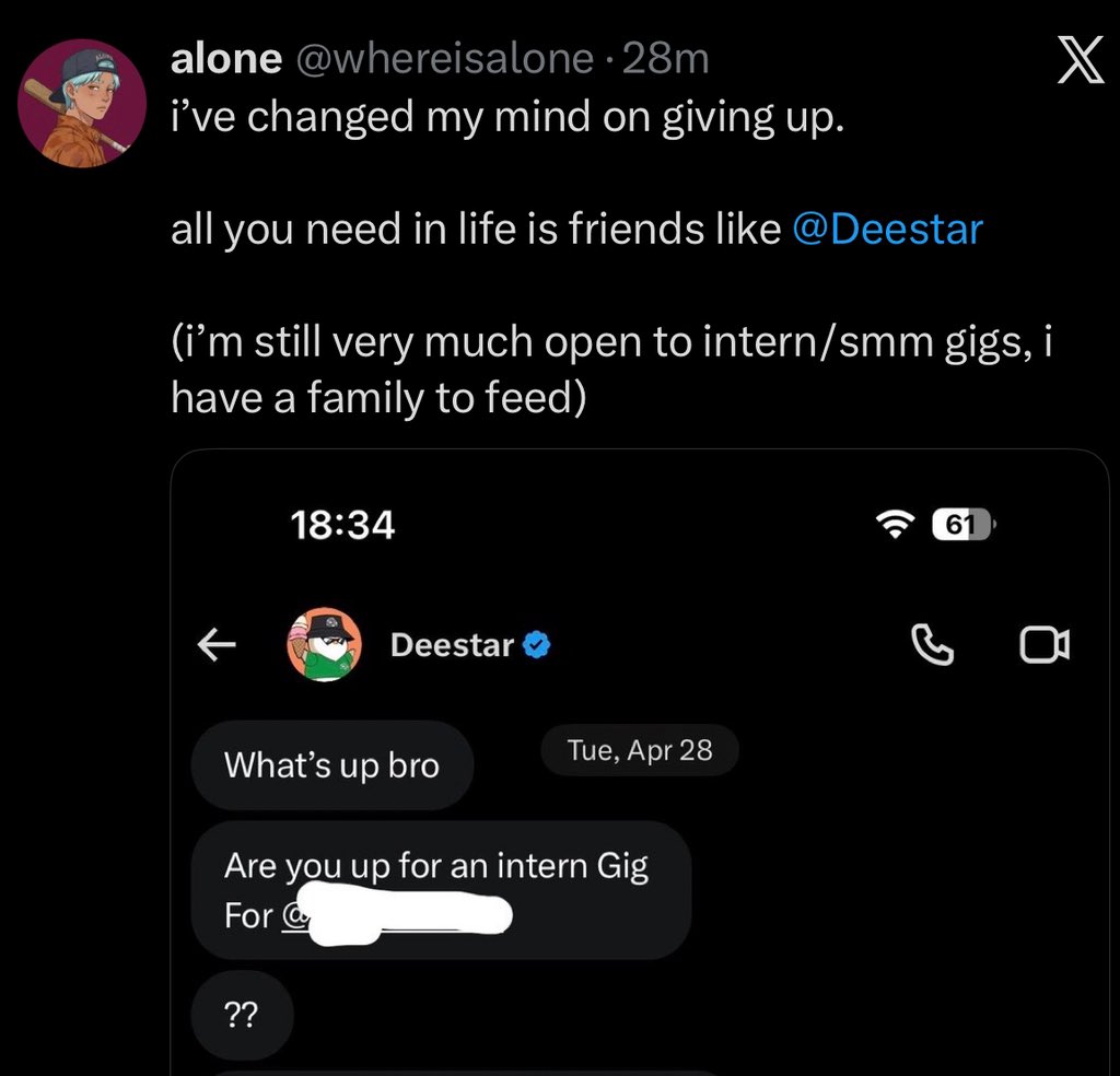Deestar tweet media