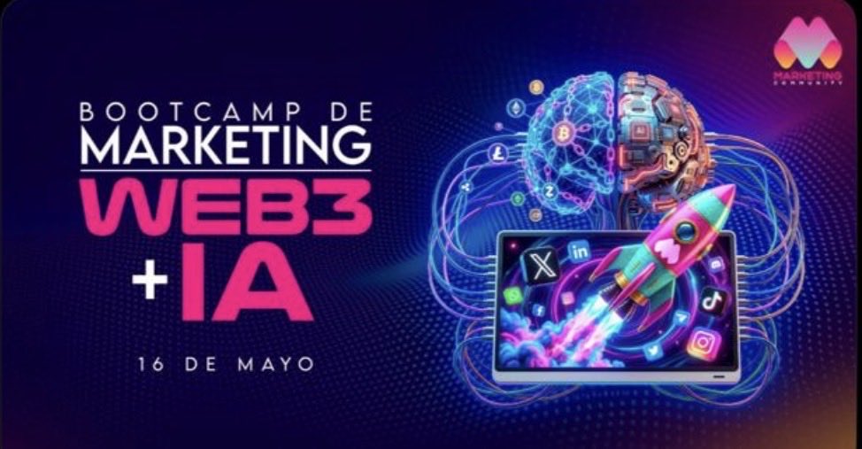 Fedetaque's tweet photo. ¡Que gran capacitación se viene! Me inscribí al Bootcamp de @marketersweb3 para aprender a fusionar la IA con el ecosistema Web3.

Lo hice porque quiero herramientas prácticas para generar copies en segundos y automatizar lo que hago día a día.
#MKTCommunity #Web3 #Al #Marketing https://t.co/kfV9TF929J