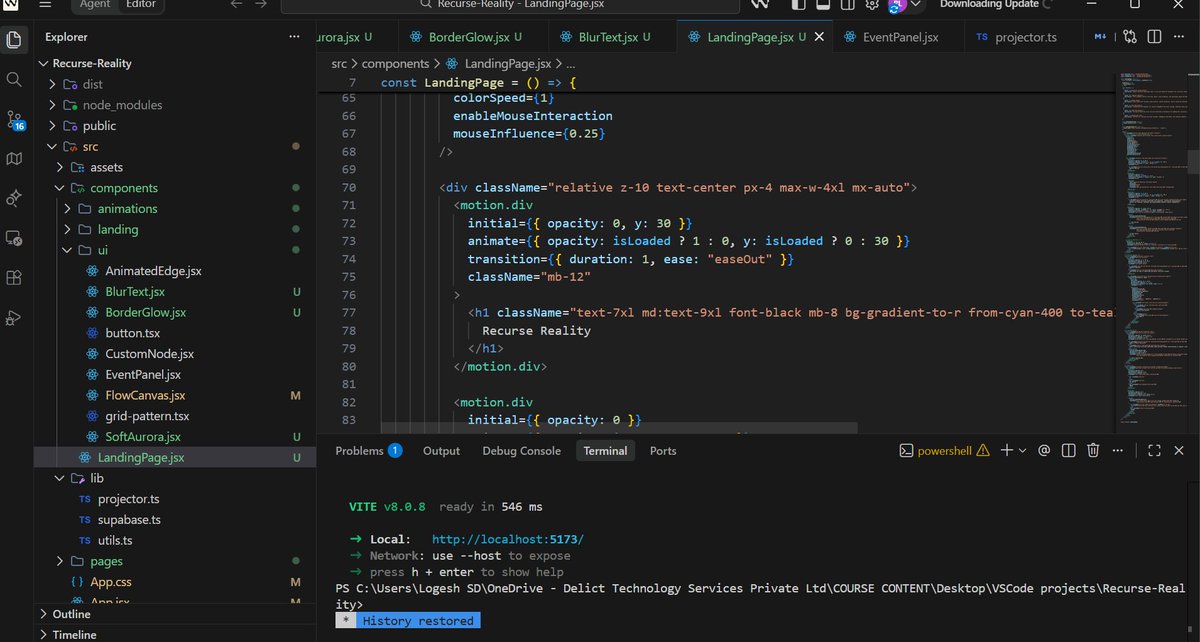 Punisher278710's tweet image. Building something called Recurse Reality.

Turning recursion &amp;amp; backtracking into something visual and interactive.

Built so far:
• Animated recursion tree
• Replay each recursive step
• Event timeline
• 3D mode coming next
#programming #reactjs #eventsourcing #blender
