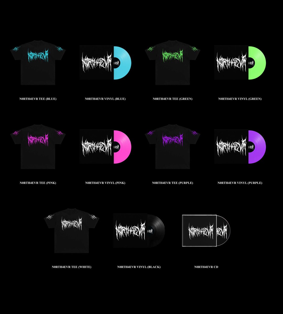 Kurrco's tweet image. North West drops vinyl and merch for her debut EP ‘n0rth4evr’ ahead of its release tonight 🚨